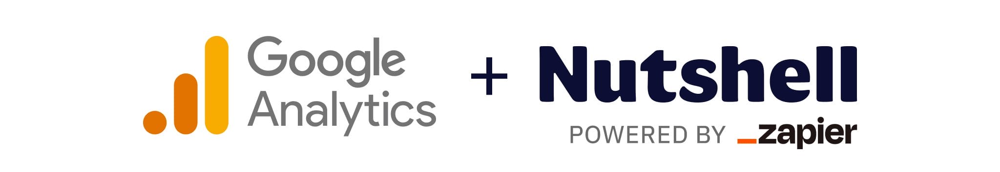 a logo for Google Analytics 4 and Nutshell